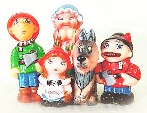 Театр кукольный "Красная шапочка" (5 персонажей) ― ИГРОСАД.рф